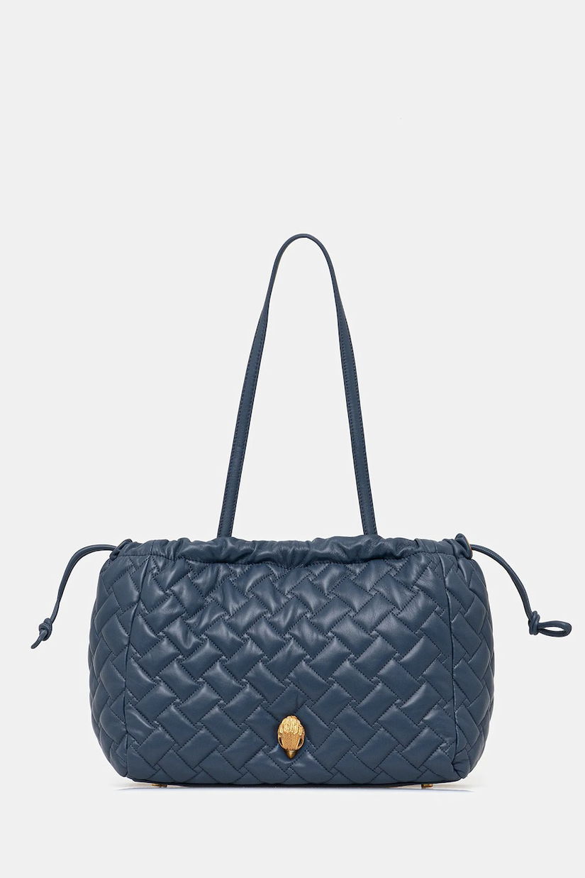Kurt Geiger London poșetă de piele KENSINGTON culoarea bleumarin, 4370889109