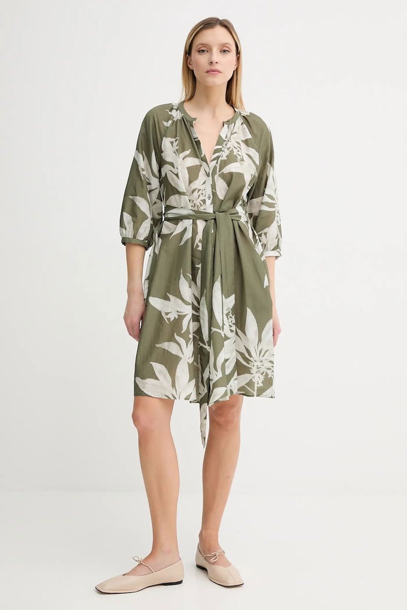 Marc O'Polo rochie culoarea verde, mini, drept, 506091521197