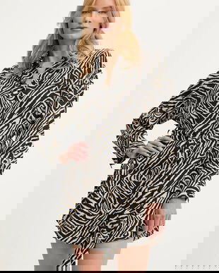 Answear Lab rochie culoarea negru, mini, evazati