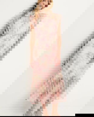 Answear Lab rochie culoarea bej, maxi, drept