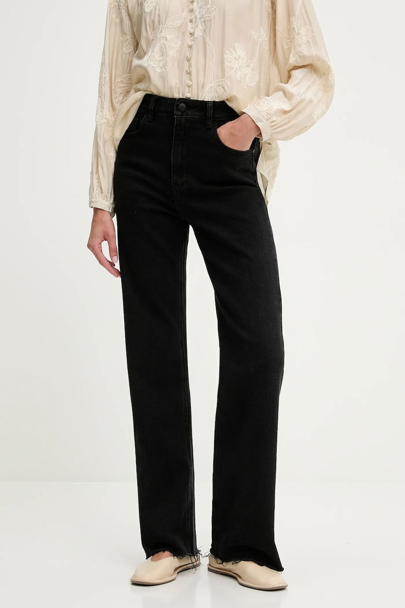 Answear Lab jeansi culoarea negru