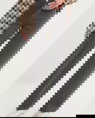 Answear Lab jeansi culoarea gri