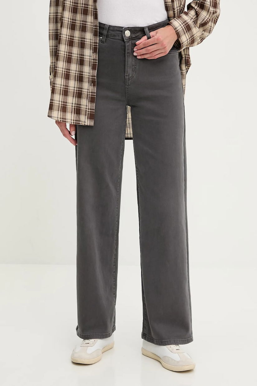 Answear Lab jeansi culoarea gri