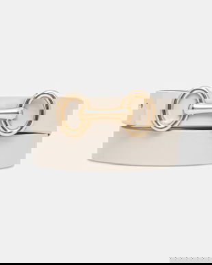 Answear Lab curea de piele culoarea bej