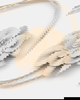 Answear Lab curea de piele culoarea bej