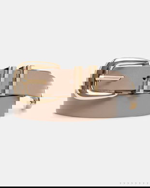 Answear Lab curea de piele culoarea maro