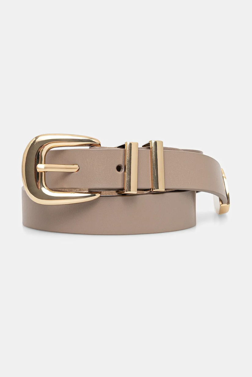 Answear Lab curea de piele culoarea maro