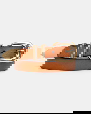 Answear Lab curea de piele culoarea maro