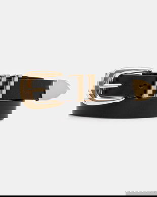 Answear Lab curea de piele culoarea negru