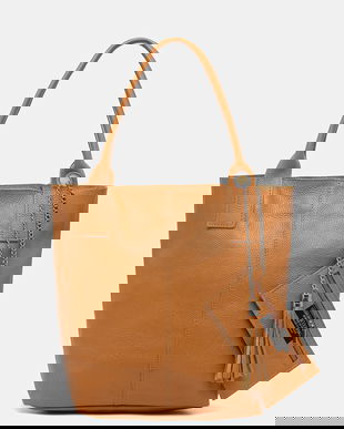 Answear Lab poseta de piele culoarea maro