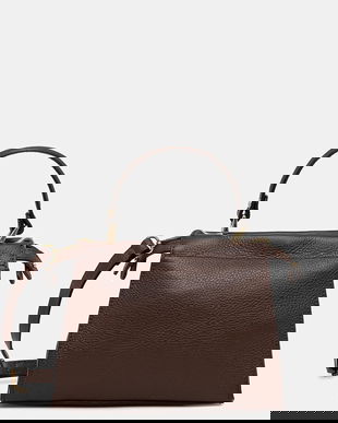 Answear Lab poseta de piele culoarea maro