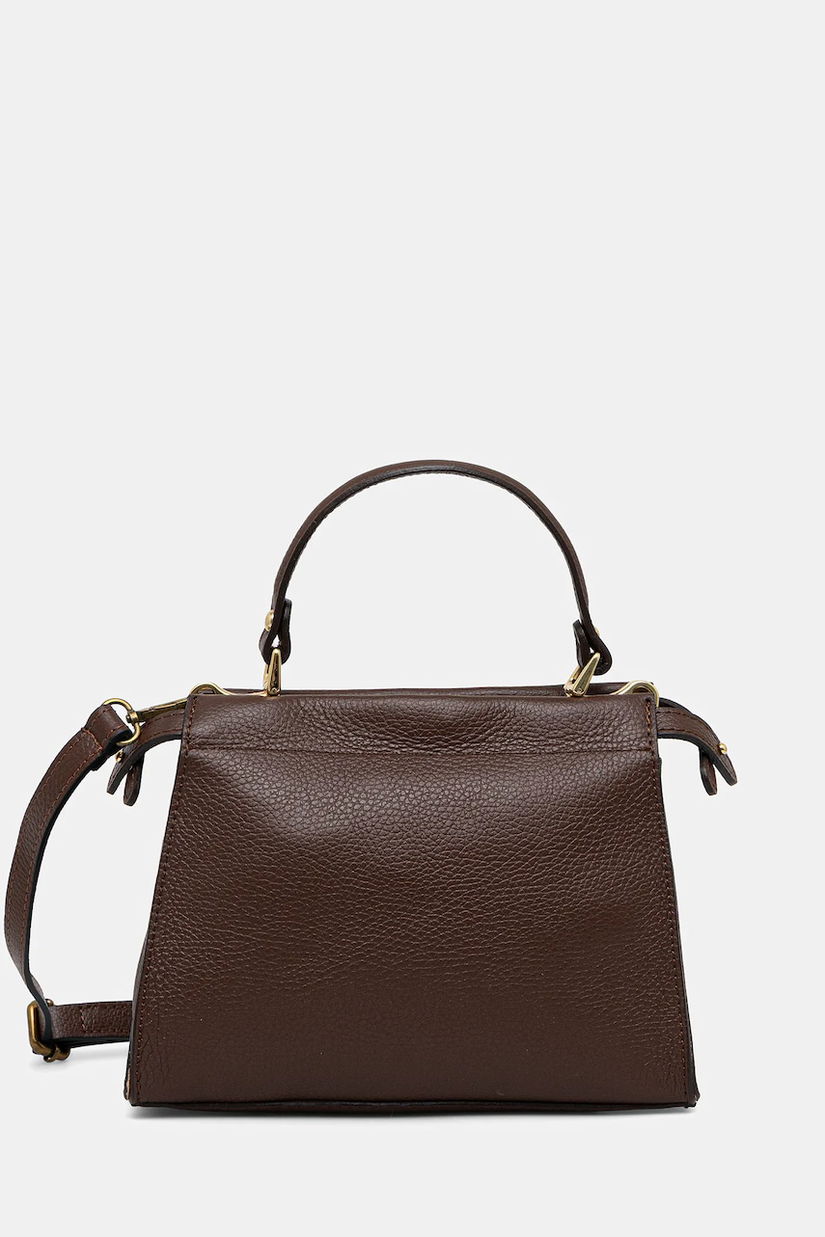 Answear Lab poseta de piele culoarea maro