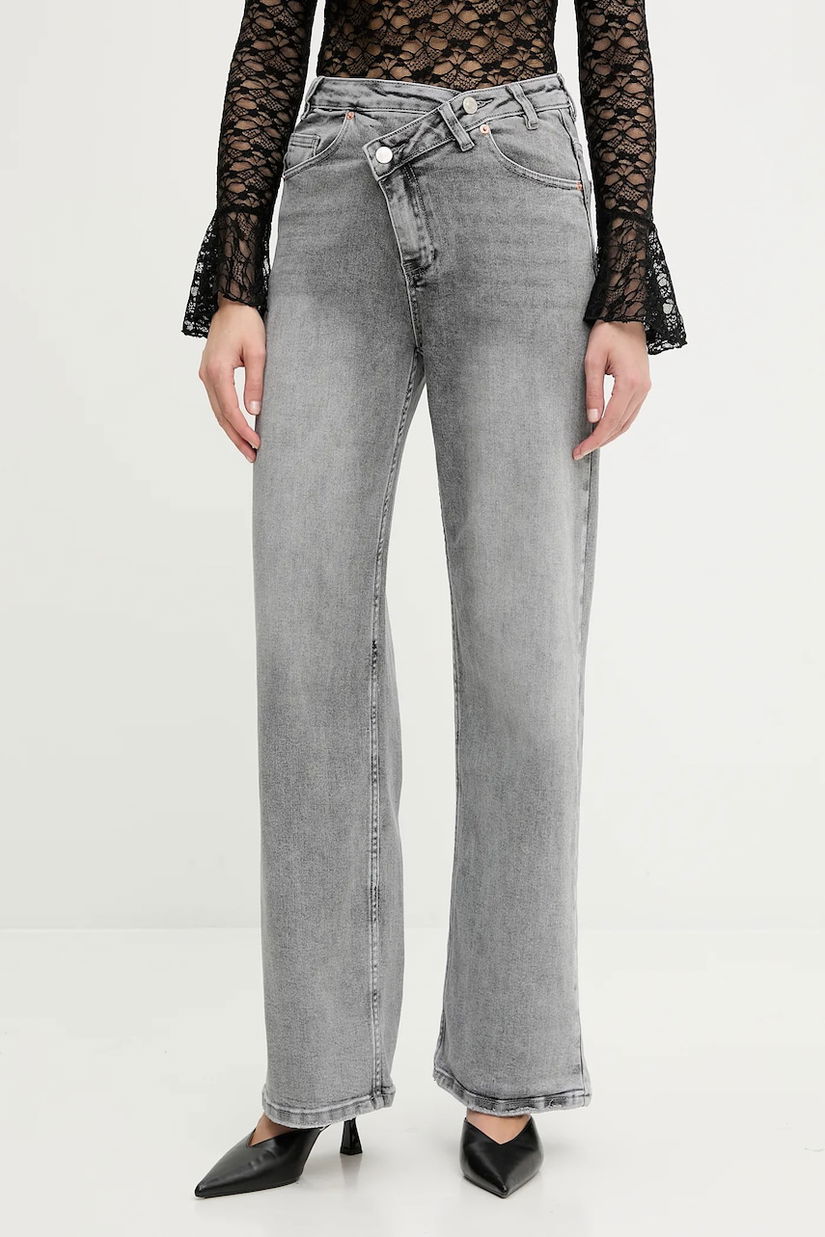 Answear Lab jeansi culoarea gri