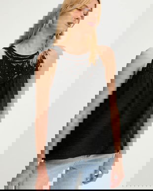 Answear Lab bluza din bumbac culoarea negru, cu imprimeu