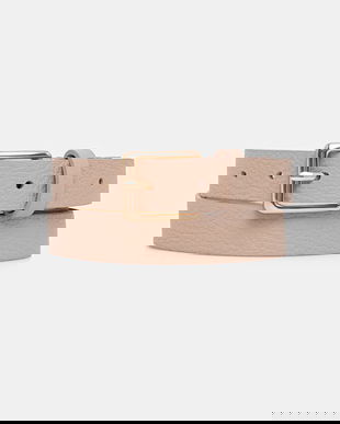 Answear Lab curea de piele culoarea roz