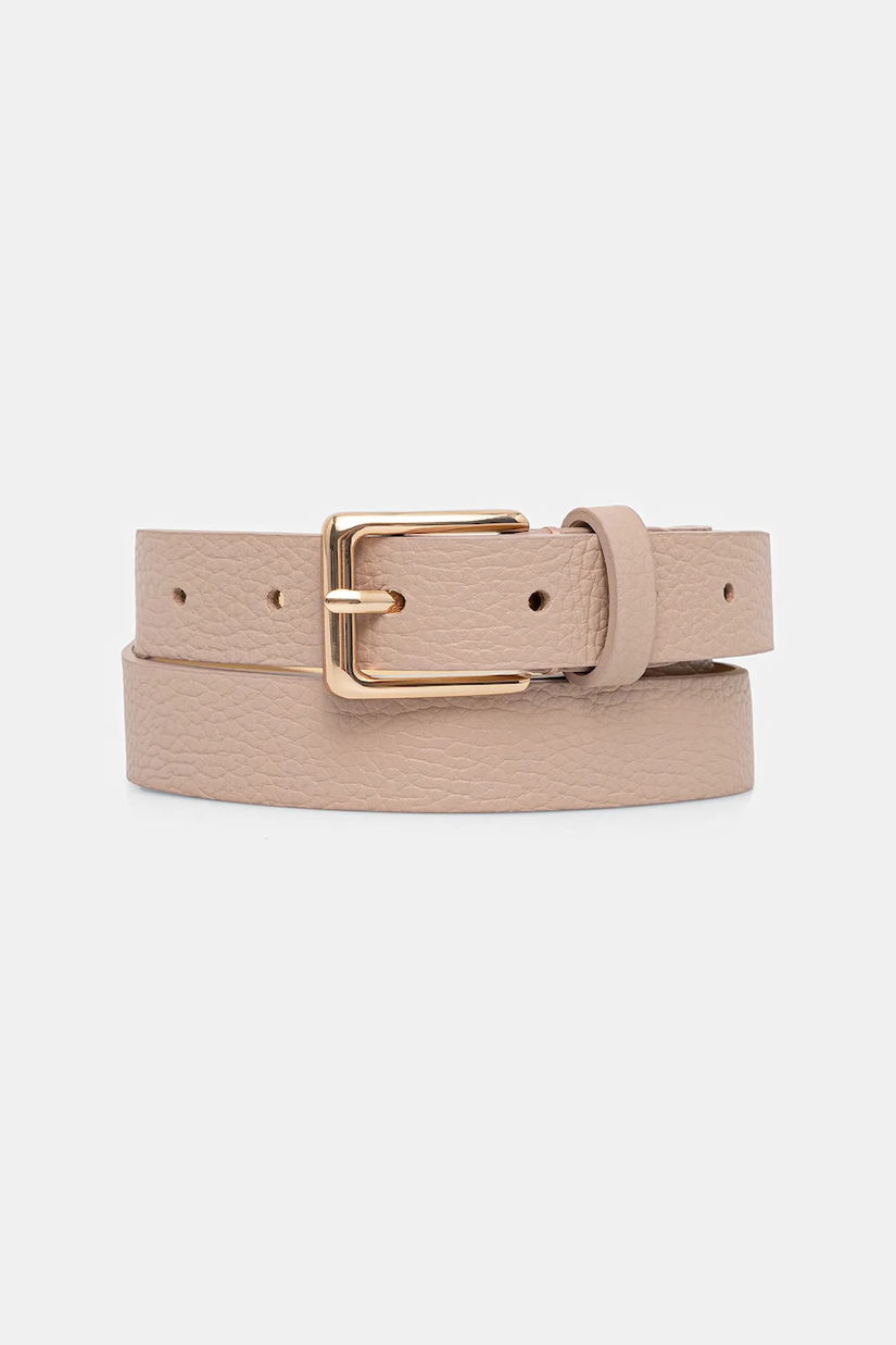 Answear Lab curea de piele culoarea roz