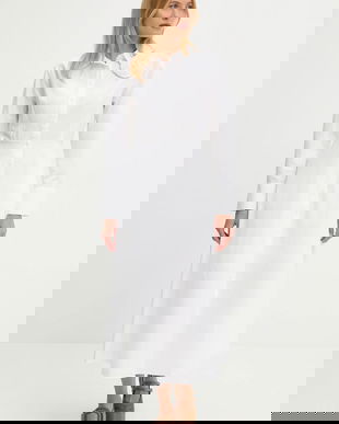 Answear Lab rochie din bumbac culoarea rosu, midi, evazati