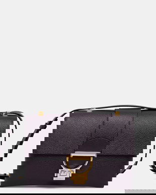 Coccinelle poșetă de piele culoarea gri, E1 MD5 12 07 01