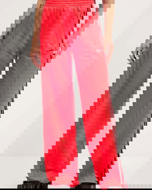 adidas Originals pantaloni de trening Firebird culoarea roșu, cu imprimeu, JW1227