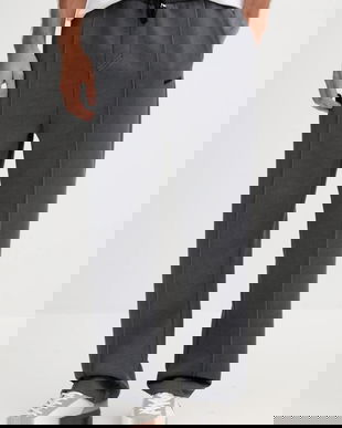 BOSS Green pantaloni culoarea gri, cu imprimeu, 50543145