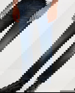 BOSS Orange jeans culoarea bleumarin, 50544642