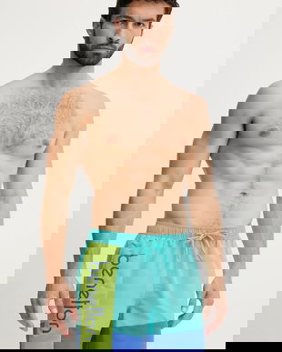 United Colors of Benetton pantaloni scurți de baie culoarea turcoaz, 5JD06X00U