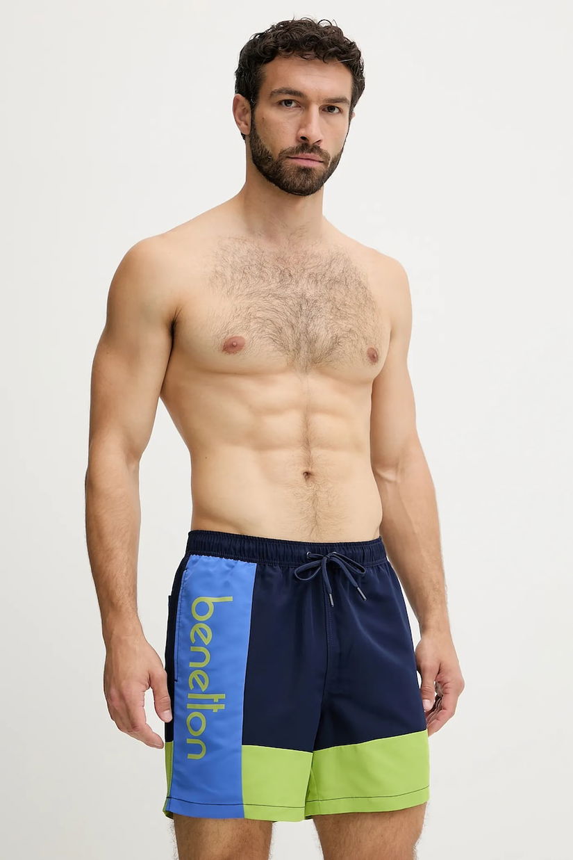 United Colors of Benetton pantaloni scurți de baie culoarea bleumarin, 5JD06X00U