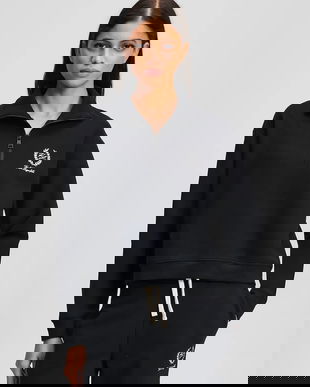 Karl Lagerfeld hanorac de bumbac HOTEL KARL culoarea negru, cu imprimeu, A3W44008