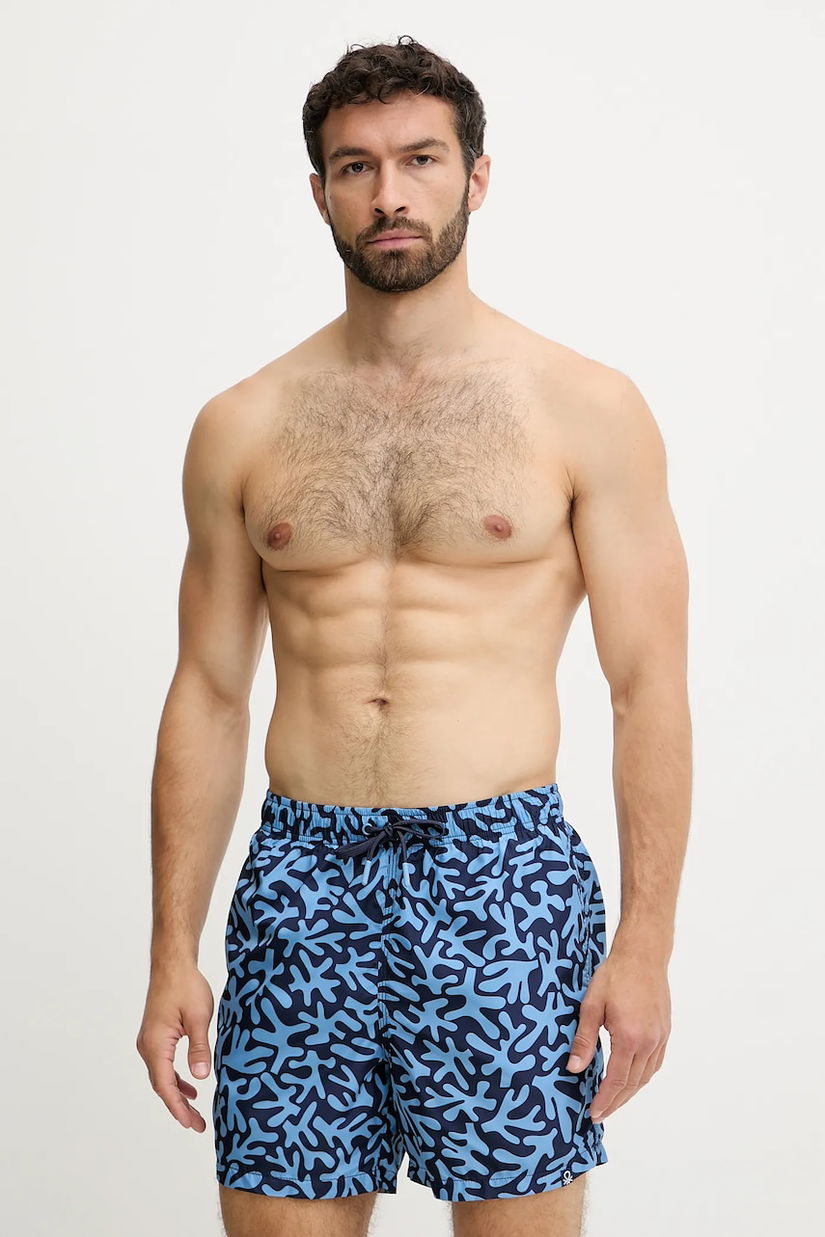 United Colors of Benetton pantaloni scurți de baie culoarea bleumarin, 5S486X00W