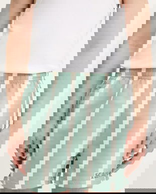 Karl Kani pantaloni scurți culoarea verde, PD00005312