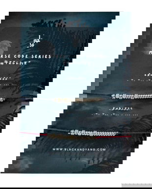 Set bratari cuplu din otel inoxidabil in Cod Morse cu mesaj - Endless (Fara sfarsit)