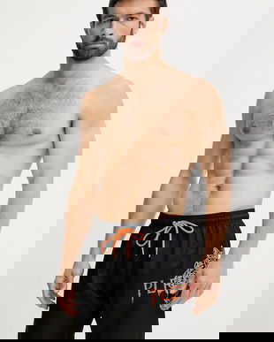 PLEIN SPORT pantaloni scurți de baie culoarea negru, PS25MBL01