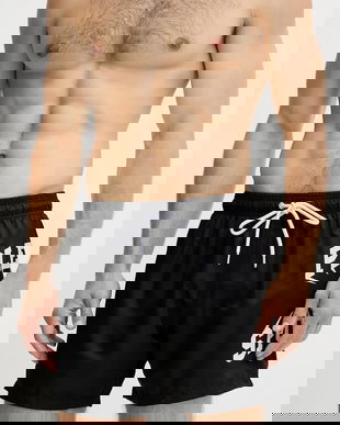 PLEIN SPORT pantaloni scurți de baie culoarea negru, PS25MBM01