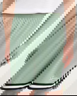 Karl Kani pantaloni scurți culoarea verde, PD00005316