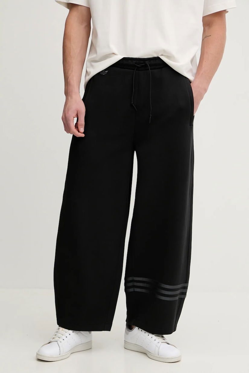 adidas Originals pantaloni de trening Neuclassics culoarea negru, cu imprimeu, JW5445
