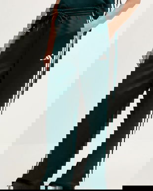 adidas pantaloni de trening Stadium culoarea verde, cu imprimeu, JW0529