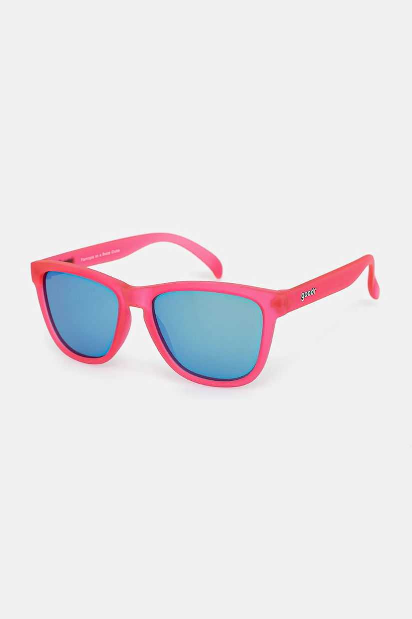Goodr ochelari de soare Flamingos On A Booze Cruise culoarea roz, OG.PK.TL1