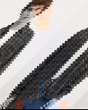 Won Hundred cămașă din bumbac culoarea negru, cu guler clasic, relaxed, 3704-13059