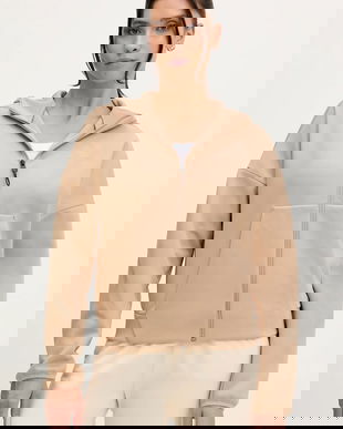 adidas bluză x Z.N.E culoarea bej, cu glugă, cu imprimeu, JY5970