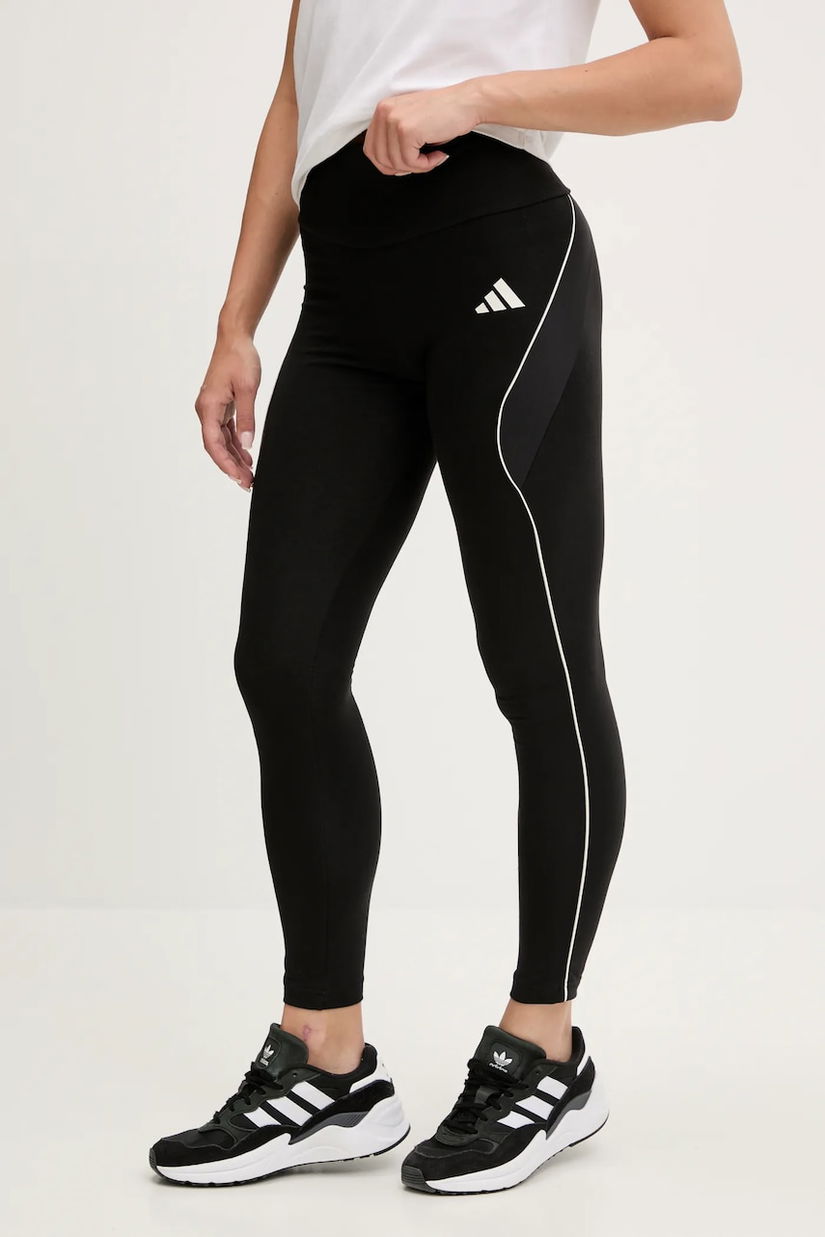 adidas colanți Stadium culoarea negru, cu imprimeu, JL7000