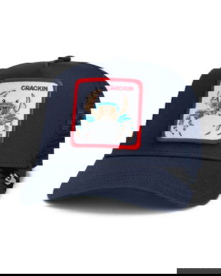 Goorin Bros șapcă Team Crab culoarea bleumarin, cu imprimeu, 101-2013