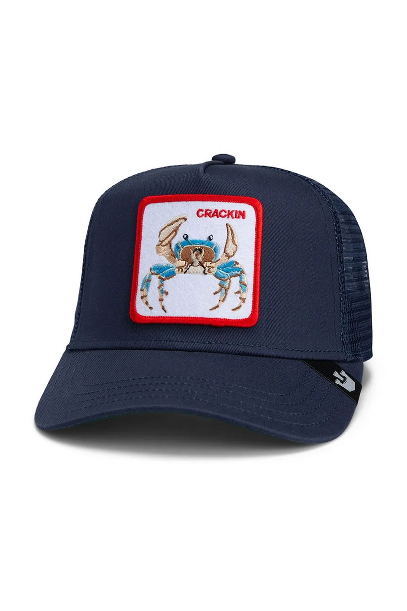 Goorin Bros șapcă Team Crab culoarea bleumarin, cu imprimeu, 101-2013