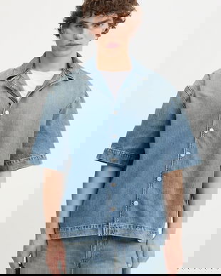 Won Hundred cămașă jeans relaxed, 3776-15028