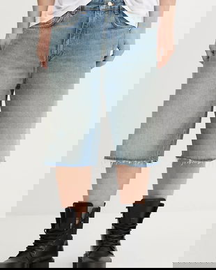 Won Hundred pantaloni scurți jeans 3697-15028