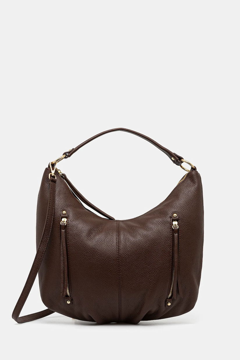 Answear Lab poseta de piele culoarea maro