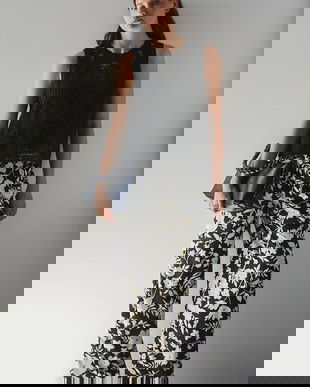 Medicine pantaloni culoarea negru, lat, medium waist