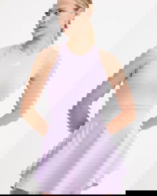 adidas Performance rochie sport GAMESET culoarea violet, mini, evazați, JW2980