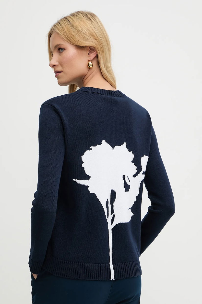 MM pulover de bumbac GAIA culoarea bleumarin, light, 2526366027600
