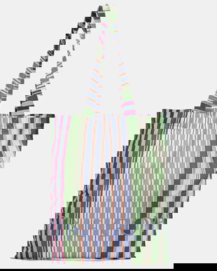 Stine Goya geantă de bumbac culoarea verde, SG-PF25-A016-2285