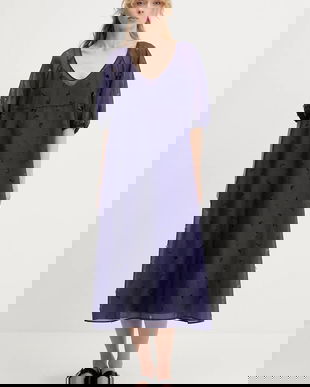 Stine Goya rochie culoarea violet, maxi, evazați, SG-PF25-D129-1608